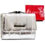 Elegantes Damen Portemonnaie mit Bügel- und Druckknopf – Lorenti
