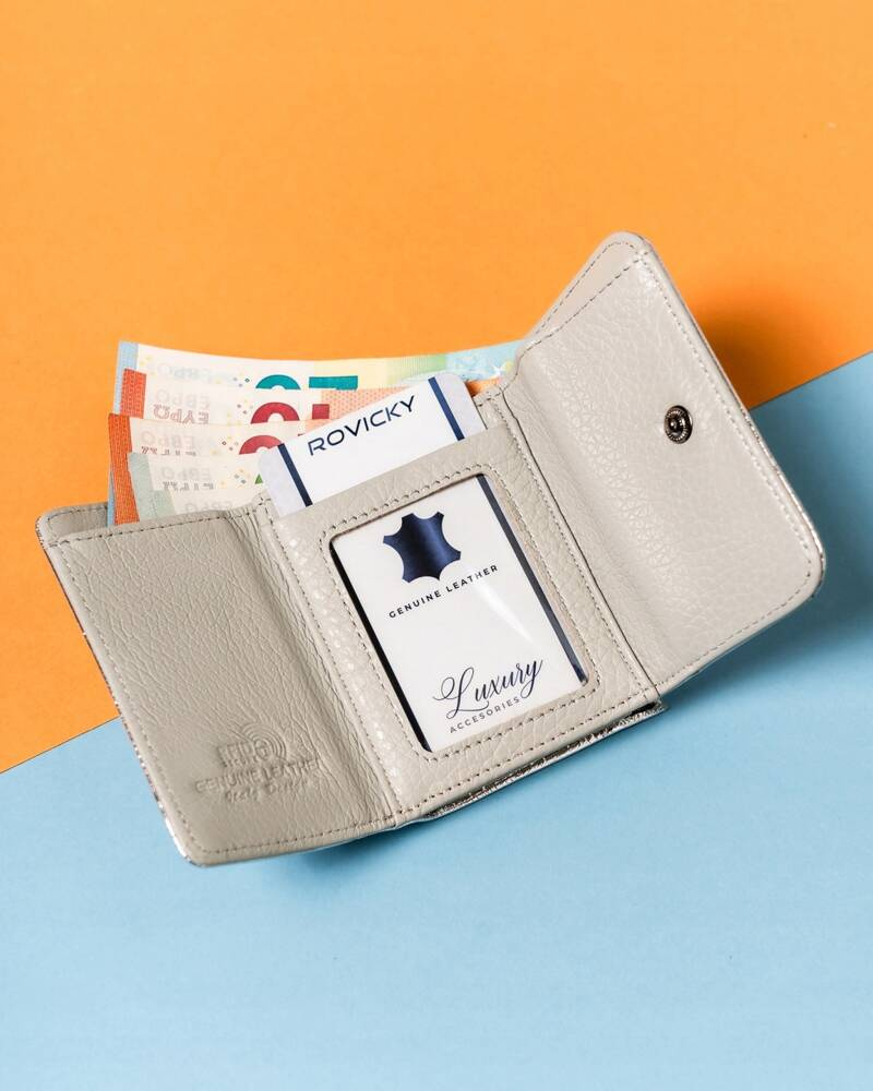 Elegantes Damen Portemonnaie mit Bügel- und Druckknopf – Lorenti – Bild 7