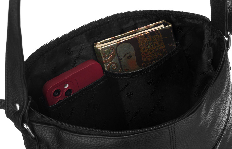 Klassische Crossbody Umhängetasche mit Geldbörse – Peterson – Bild 6