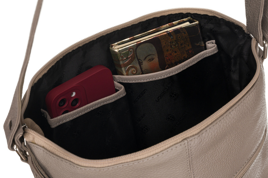 Klassische Crossbody Umhängetasche mit Geldbörse – Peterson – Bild 8