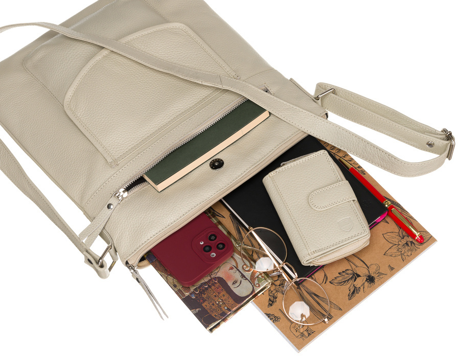 Klassische Crossbody Umhängetasche mit Geldbörse – Peterson – Bild 8