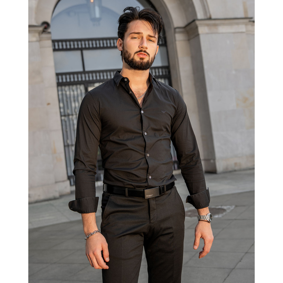 Eleganter Herren Ledergürtel mit Automatikschließe – Peterson – Bild 2