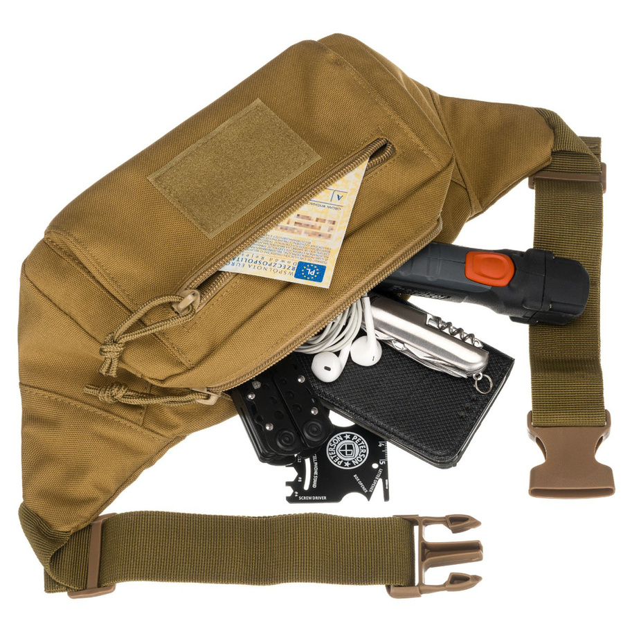 Taktische Bauchtasche-Hüfttasche in Khaki – Peterson – Bild 6