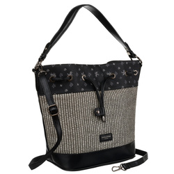 Modische Beuteltasche mit dekorativem Panel – David Jones