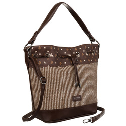 Modische Beuteltasche mit dekorativem Panel – David Jones