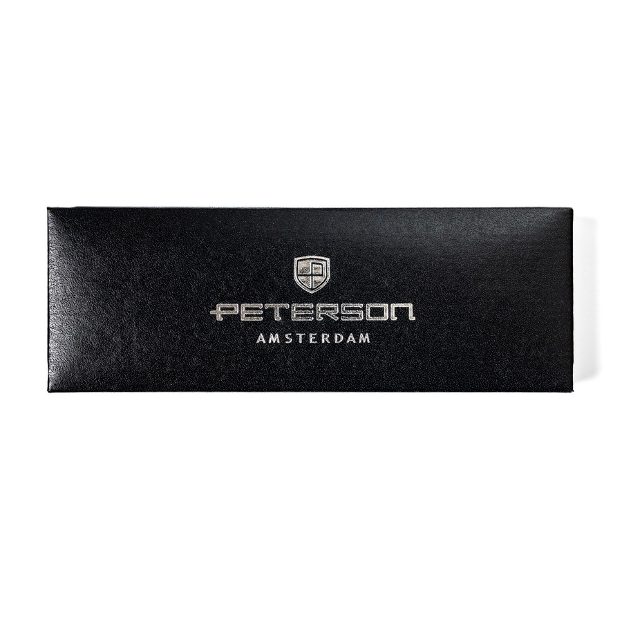 Eleganter schwarzer Kugelschreiber in Geschenkbox – Peterson – Bild 8