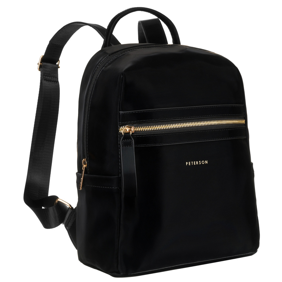 Eleganter Damen Rucksack mit goldenen Beschlägen – Peterson