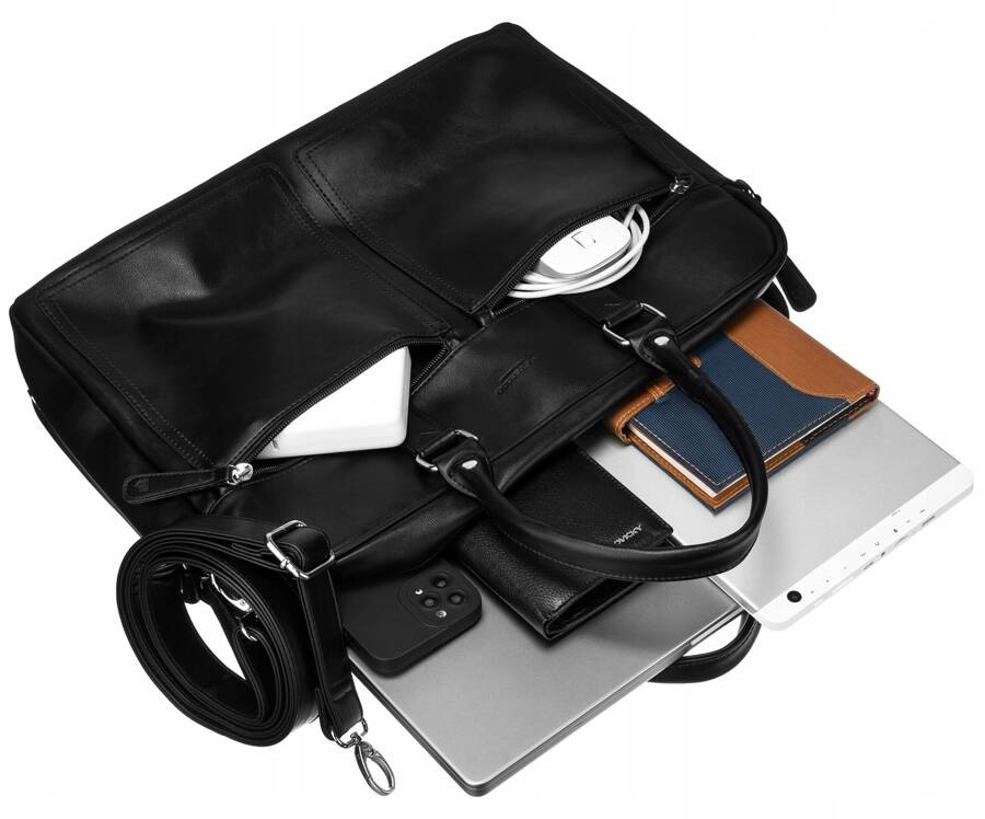 Laptoptasche für 14 Zoll aus Öko-Leder – Peterson – Bild 13