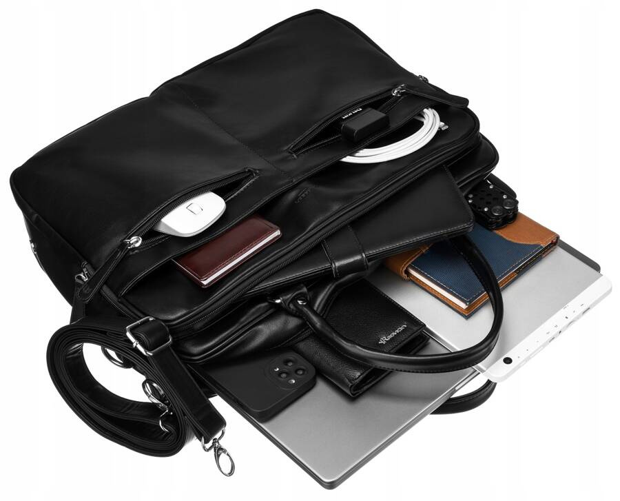 Herren Laptoptasche aus Öko-Leder für 14 Zoll – Peterson – Bild 13
