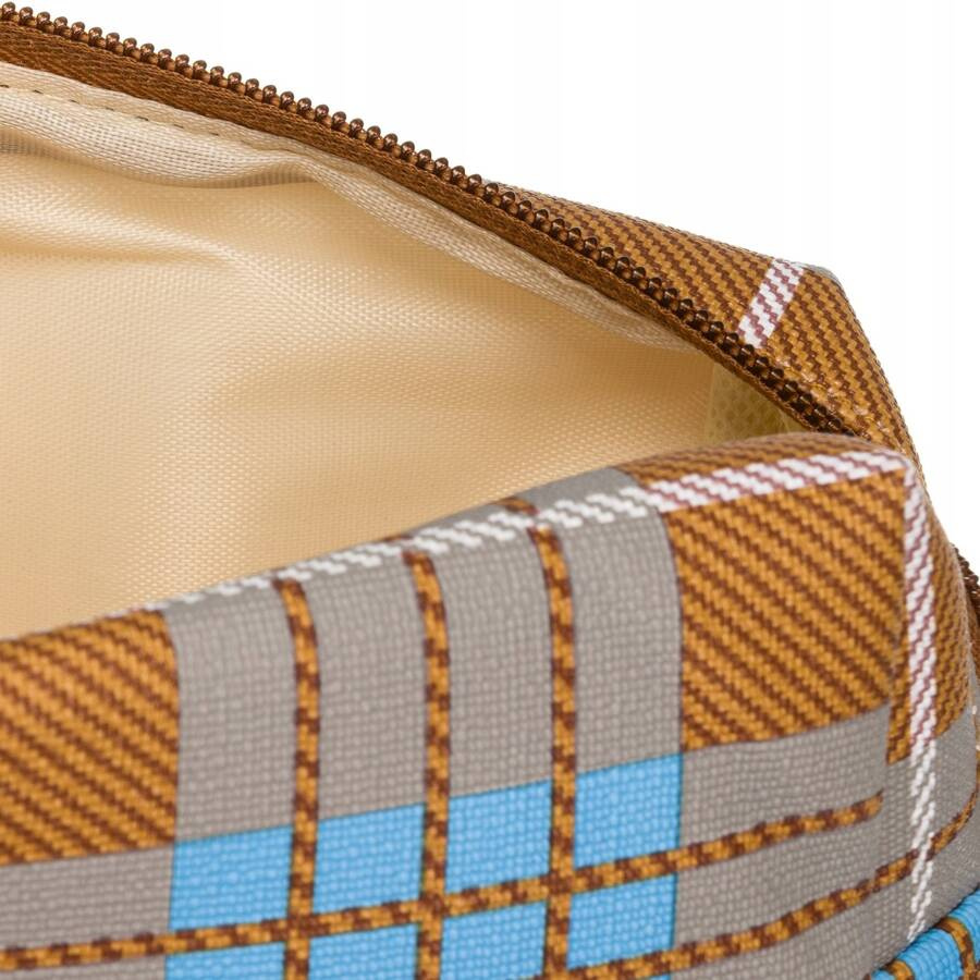 Reise-Kosmetiktasche für Damen im Karomuster – Rovicky – Bild 6