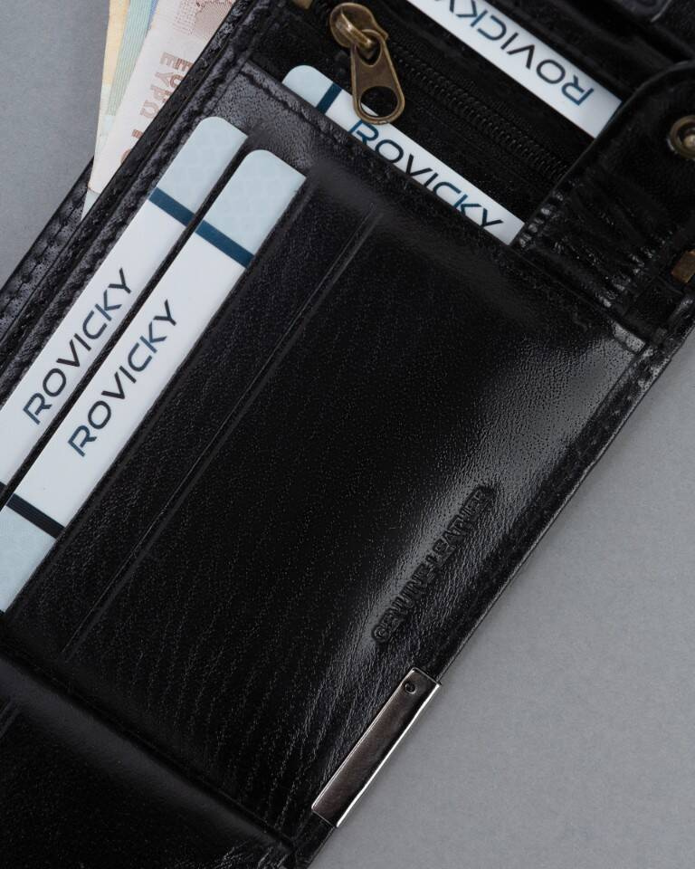 Geräumige Herren Geldbörse aus Leder mit RFID-Schutz – Ronaldo – Bild 9