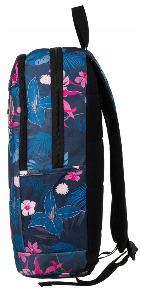 Klassischer Damen Rucksack aus Polyester mit Blumenmuster – Rovicky – Bild 2