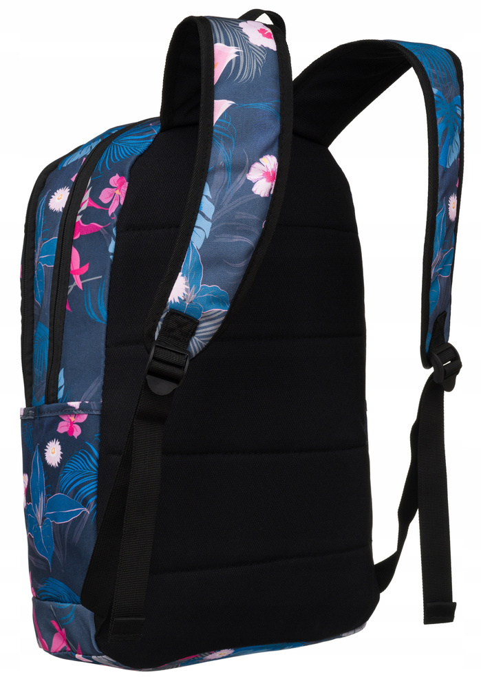 Klassischer Damen Rucksack aus Polyester mit Blumenmuster – Rovicky – Bild 4