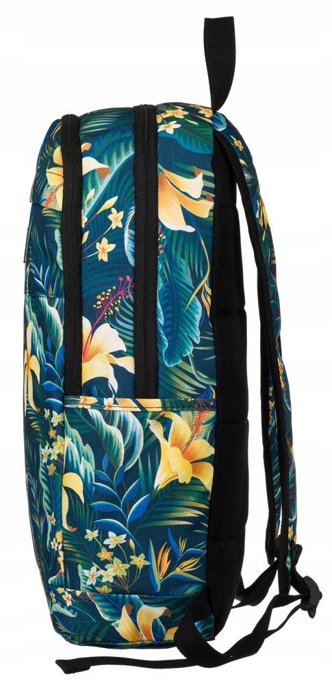 Klassischer Damen Rucksack aus Polyester mit Blumenmuster – Rovicky – Bild 4