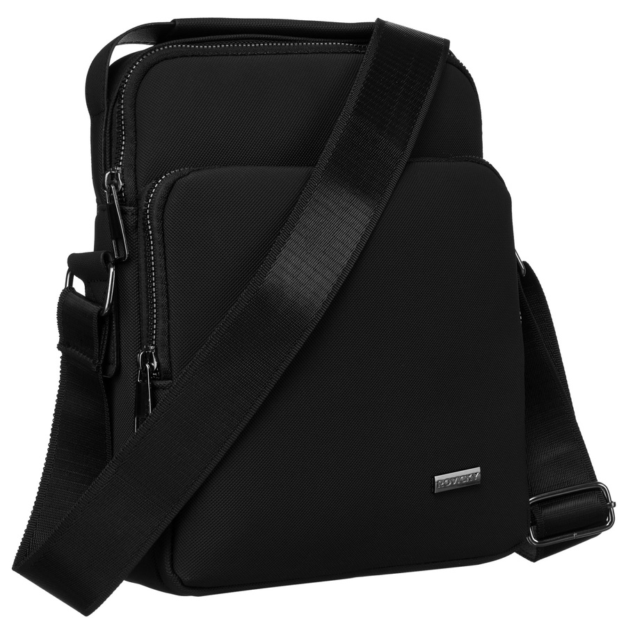 Geräumige, handliche Herren Tasche aus Polyester – Rovicky – Bild 2
