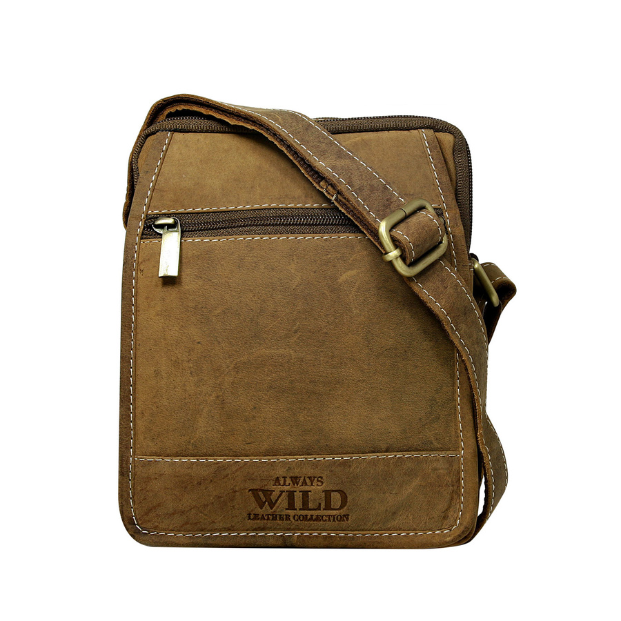 Herren-Ledertasche mit Taschen - Always Wild – Bild 8