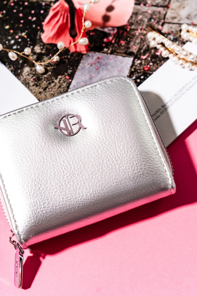 Elegante Damen Geldbörse klein mit Reißverschluss – Rovicky – Bild 4