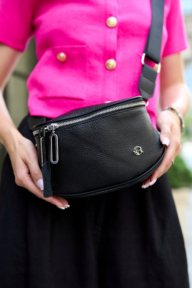 Elegante Damen Gürteltasche aus Öko-Leder – Rovicky – Bild 2