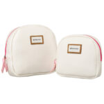 Set aus zwei Damen Kosmetiktaschen aus Öko-Leder – Rovicky