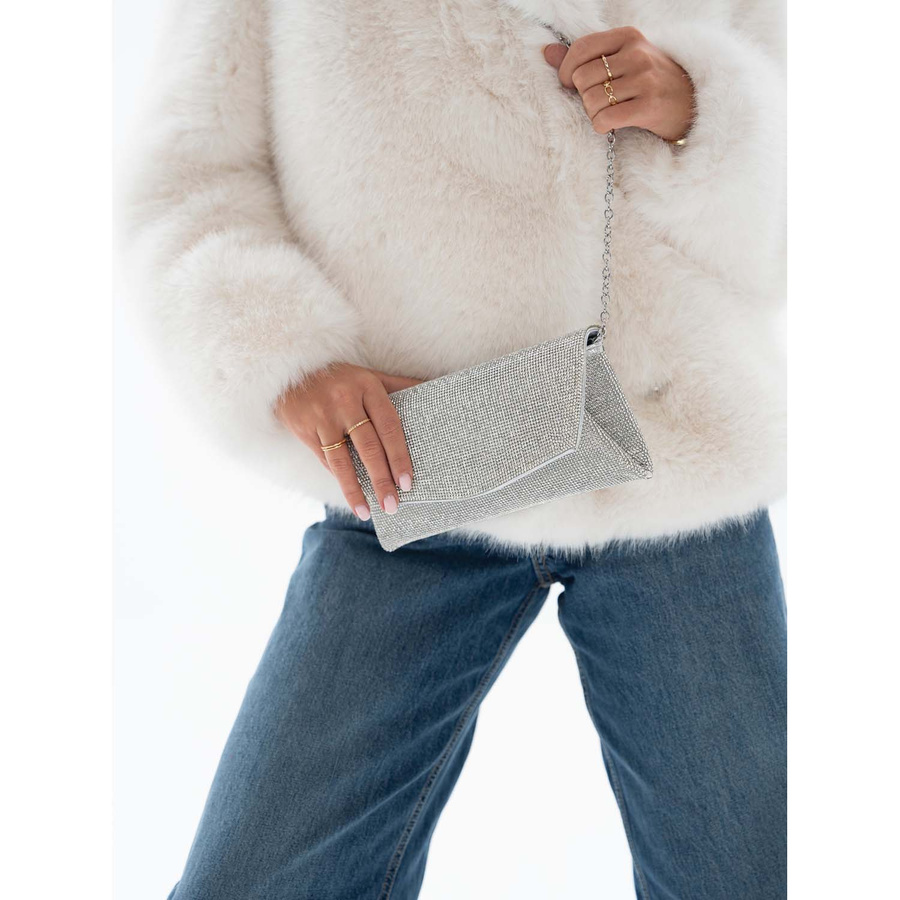 Elegante Damen Clutch mit Strasssteinen – Peterson – Bild 15