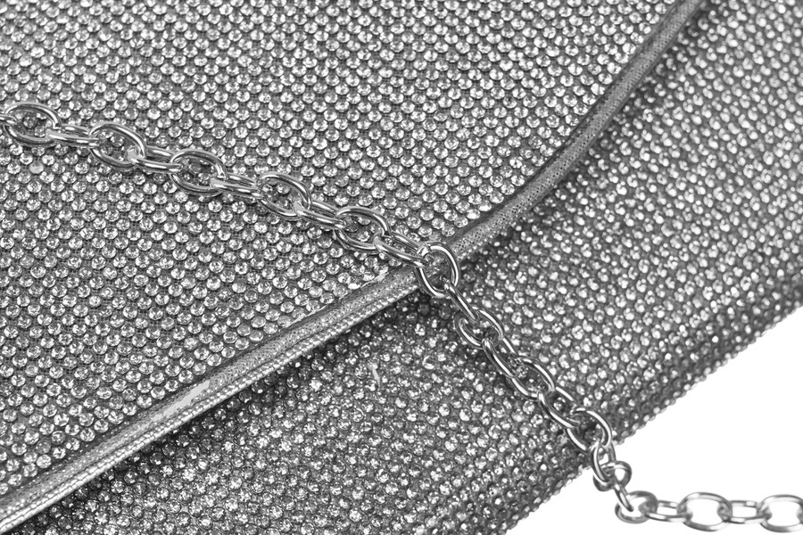 Elegante Damen Clutch mit Strasssteinen – Peterson – Bild 13