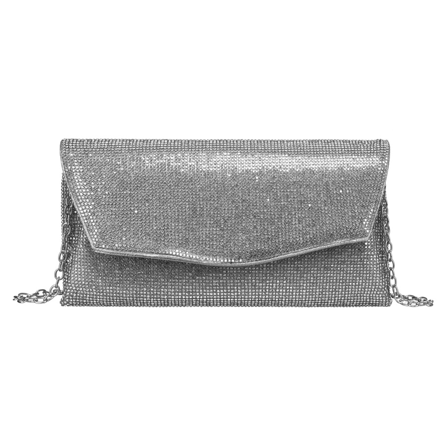 Elegante Damen Clutch mit Strasssteinen – Peterson – Bild 4