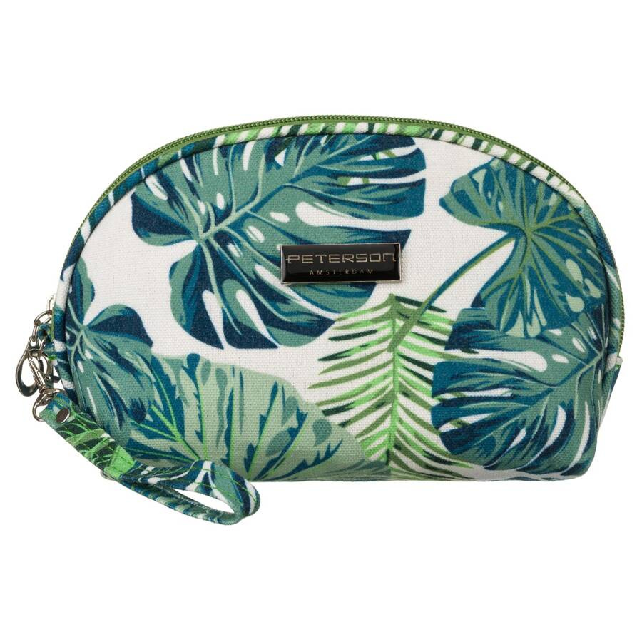 Bunte Kosmetiktasche mit Reißverschluss und Handgelenksschlaufe – Peterson – Bild 2