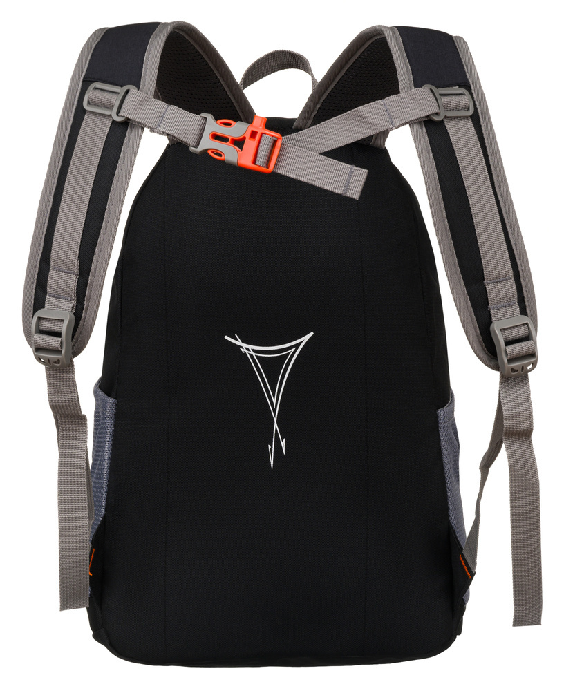 Leichter, schwarzer Wanderrucksack mit Brustgurt – Peterson – Bild 5
