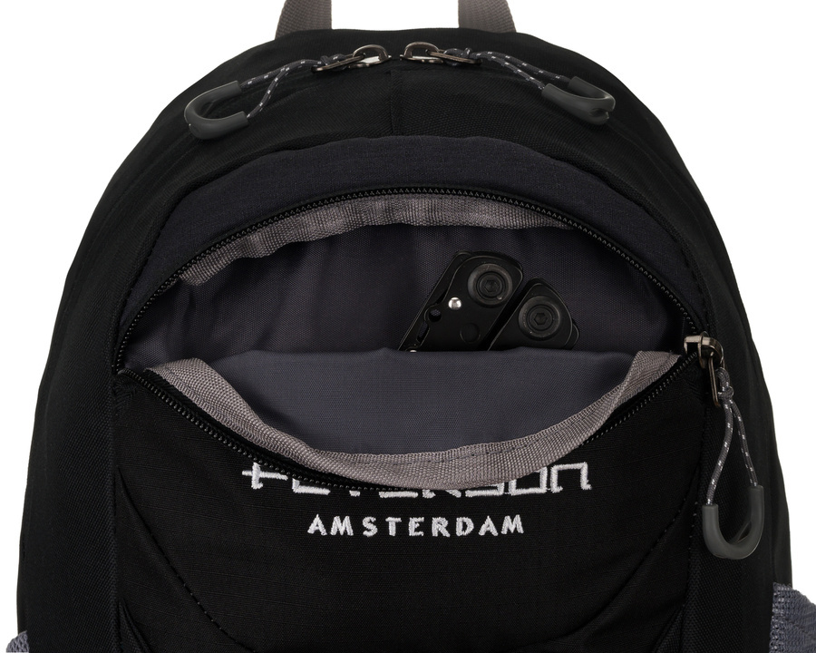Leichter, schwarzer Wanderrucksack mit Brustgurt – Peterson – Bild 9