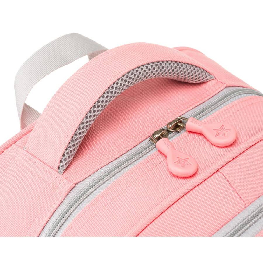 Rosa Schulrucksack aus atmungsaktivem Polyester – Peterson – Bild 6