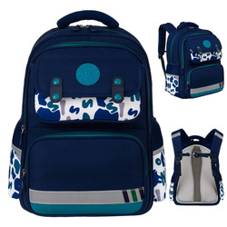 Marinegrün-grüner Schulrucksack mit Laptopfach – Peterson
