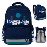 Marinegrün-grüner Schulrucksack mit Laptopfach – Peterson