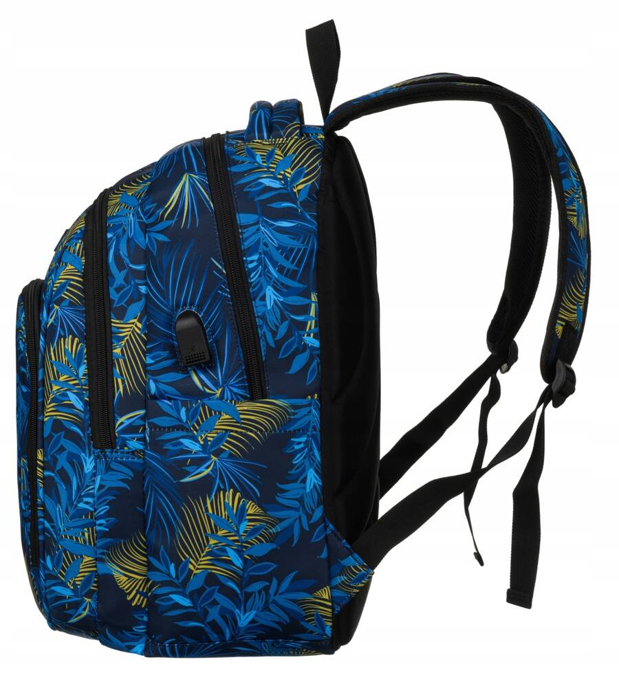 Geräumiger, zweifach unterteilter Rucksack aus Polyester in Dunkelblau – Peterson – Bild 3