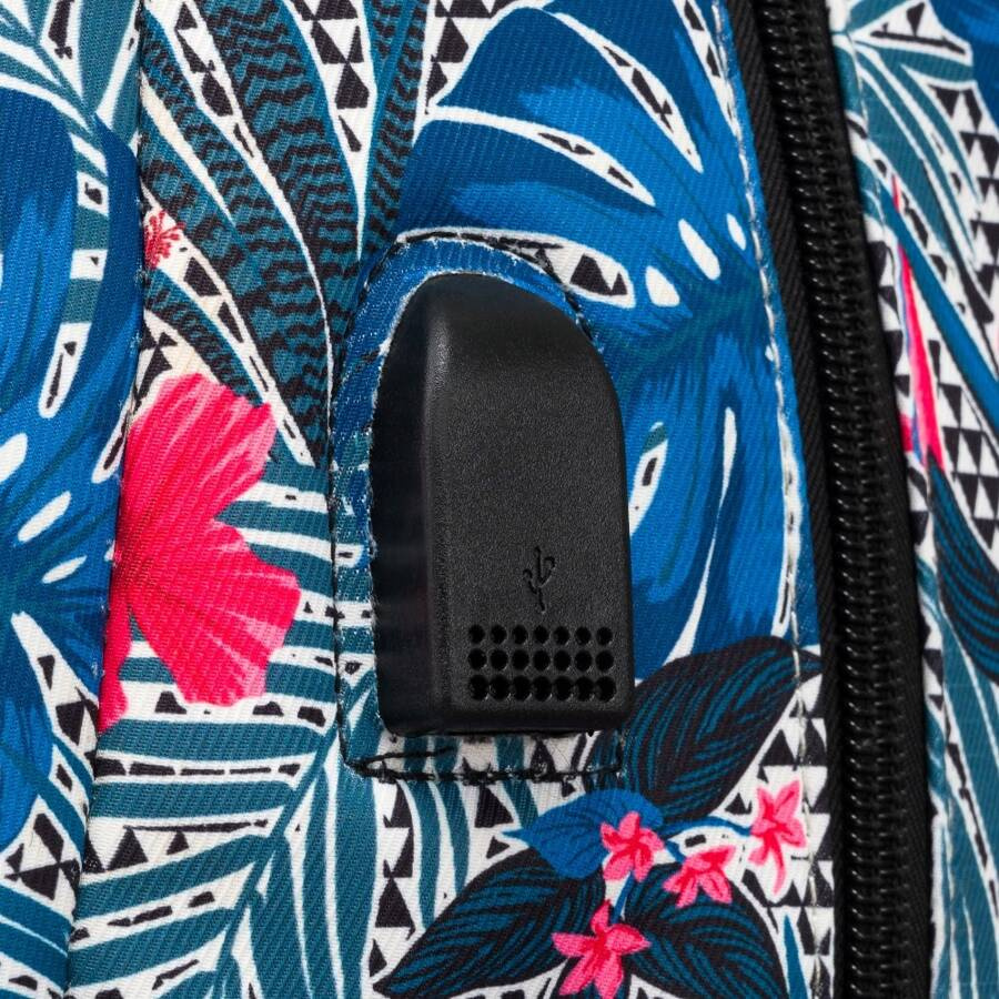 Bequemer Schulrucksack mit Muster und verstellbaren Trägern – Peterson – Bild 9