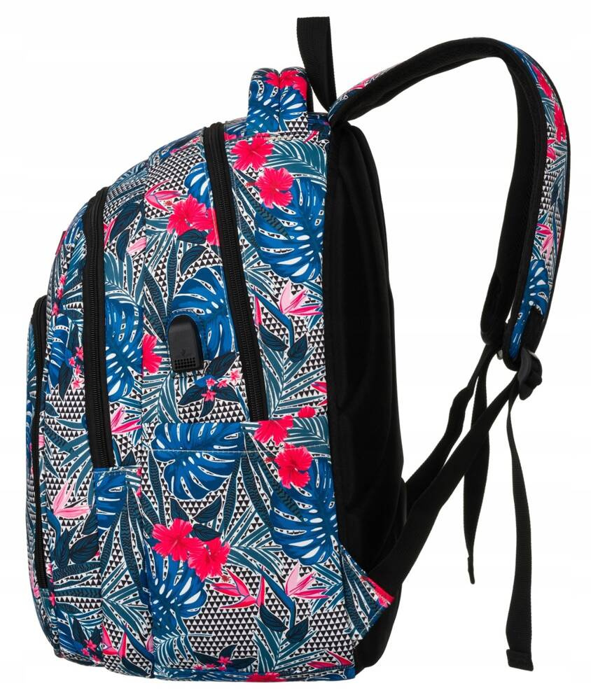 Bequemer Schulrucksack mit Muster und verstellbaren Trägern – Peterson – Bild 3