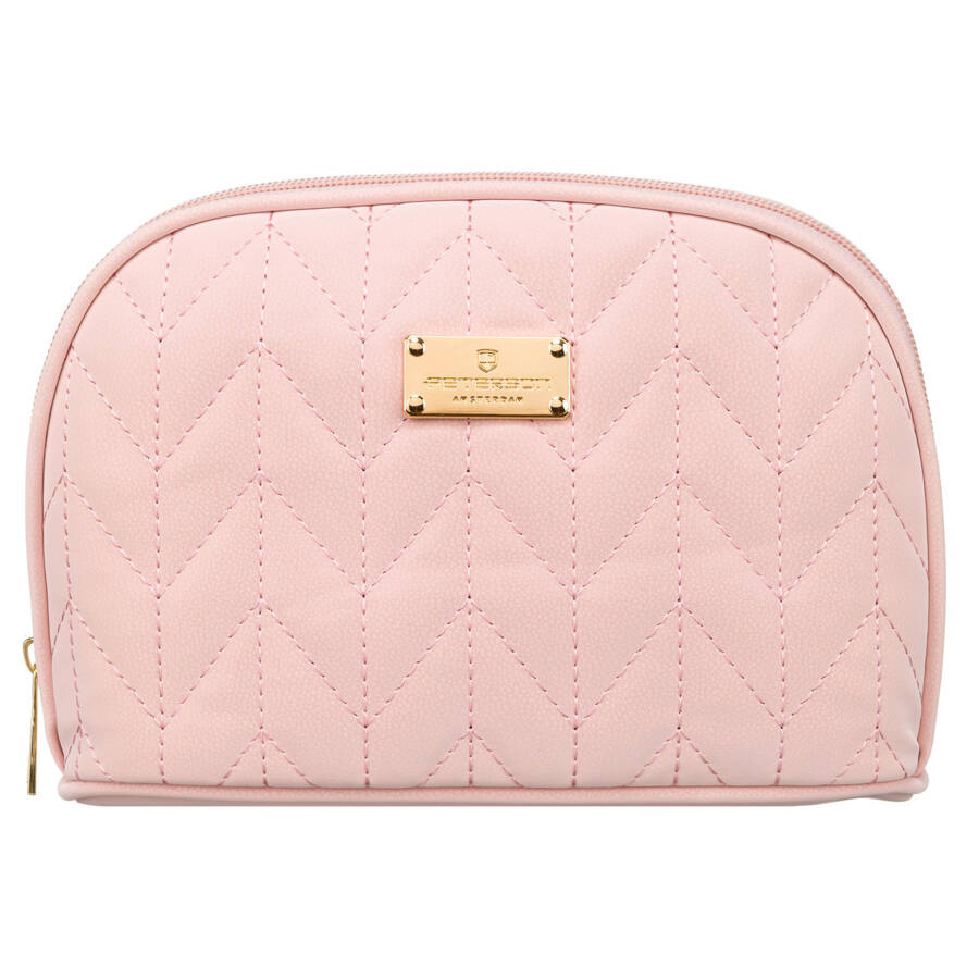 Elegante Damen Kosmetiktasche aus Öko-Leder mit Reißverschluss – Peterson – Bild 2