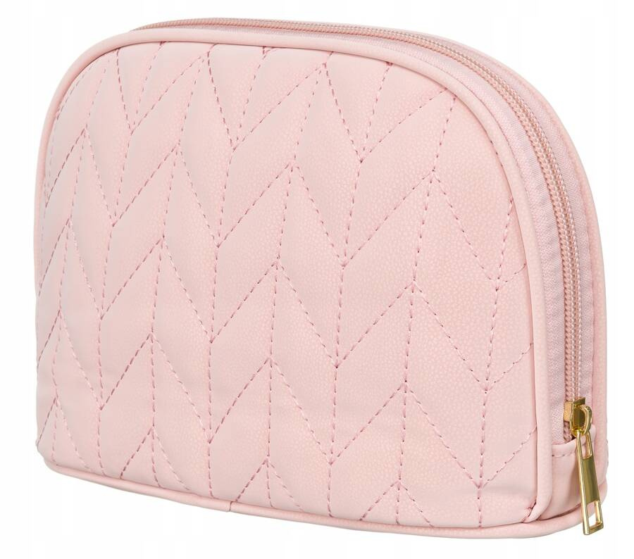 Elegante Damen Kosmetiktasche aus Öko-Leder mit Reißverschluss – Peterson – Bild 3