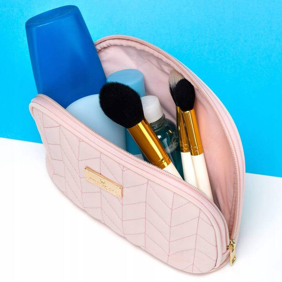 Elegante Damen Kosmetiktasche aus Öko-Leder mit Reißverschluss – Peterson – Bild 6