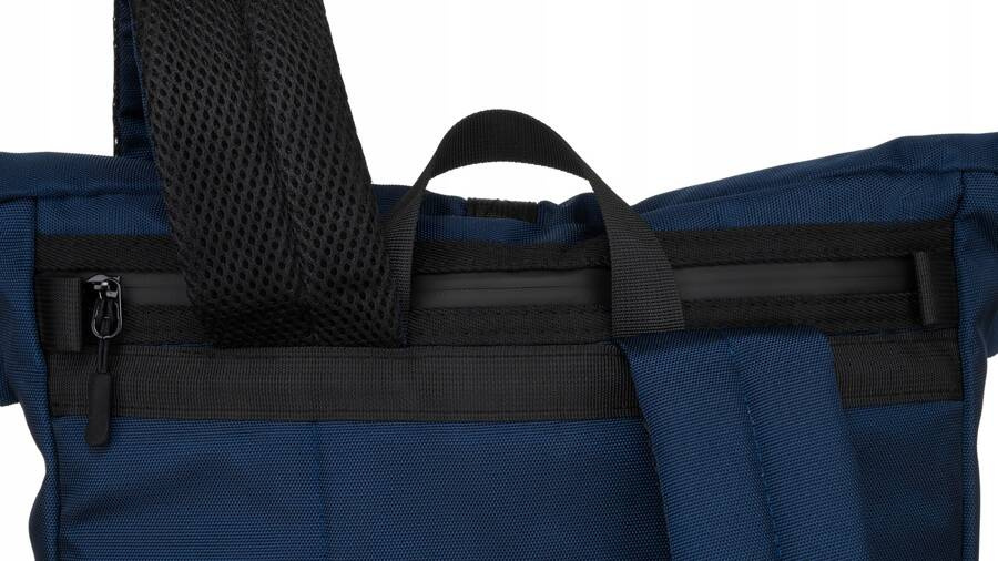 Großer, dunkelblauer City-Rucksack aus Polyester mit Laptopfach – Peterson – Bild 7