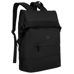 Wasserabweisender Rucksack in Schwarz mit Schnallenverschluss – Peterson