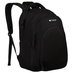 Schulrucksack in Schwarz mit USB-Anschluss – Peterson