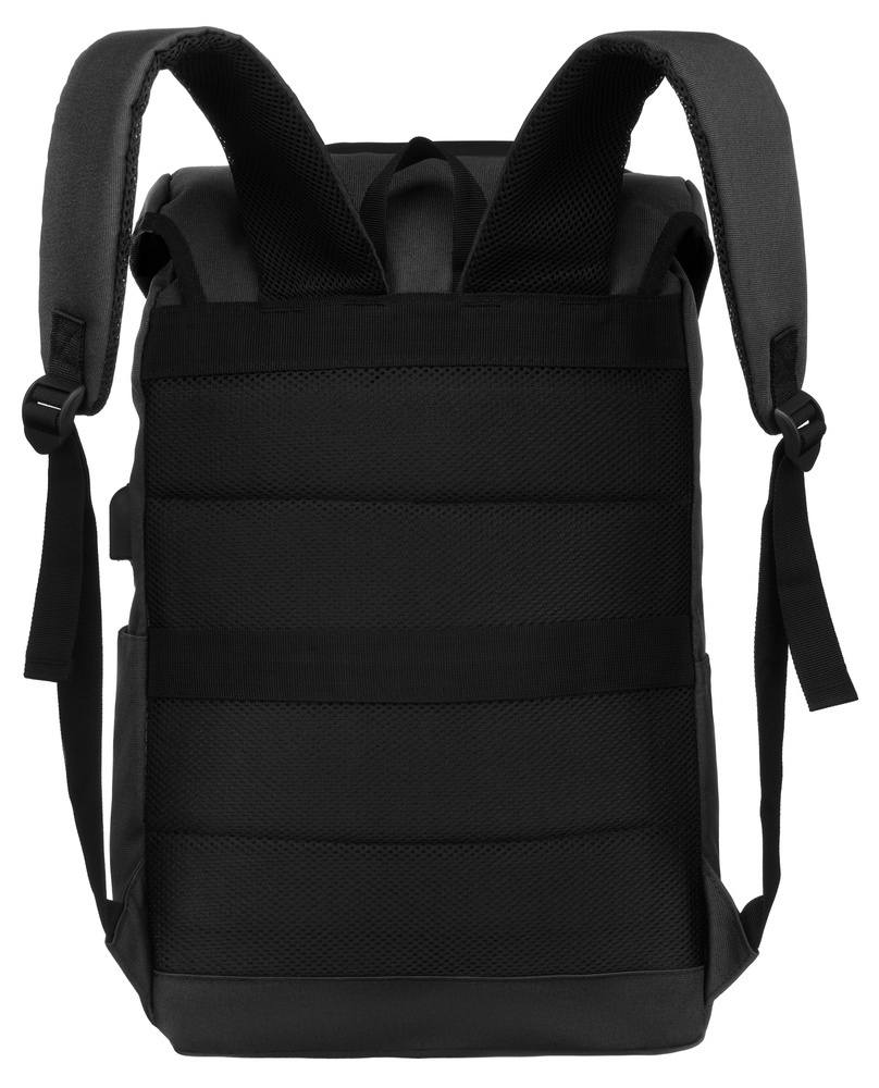 Zweifach unterteilter Laptop-Rucksack 15” in Grau – Peterson – Bild 14