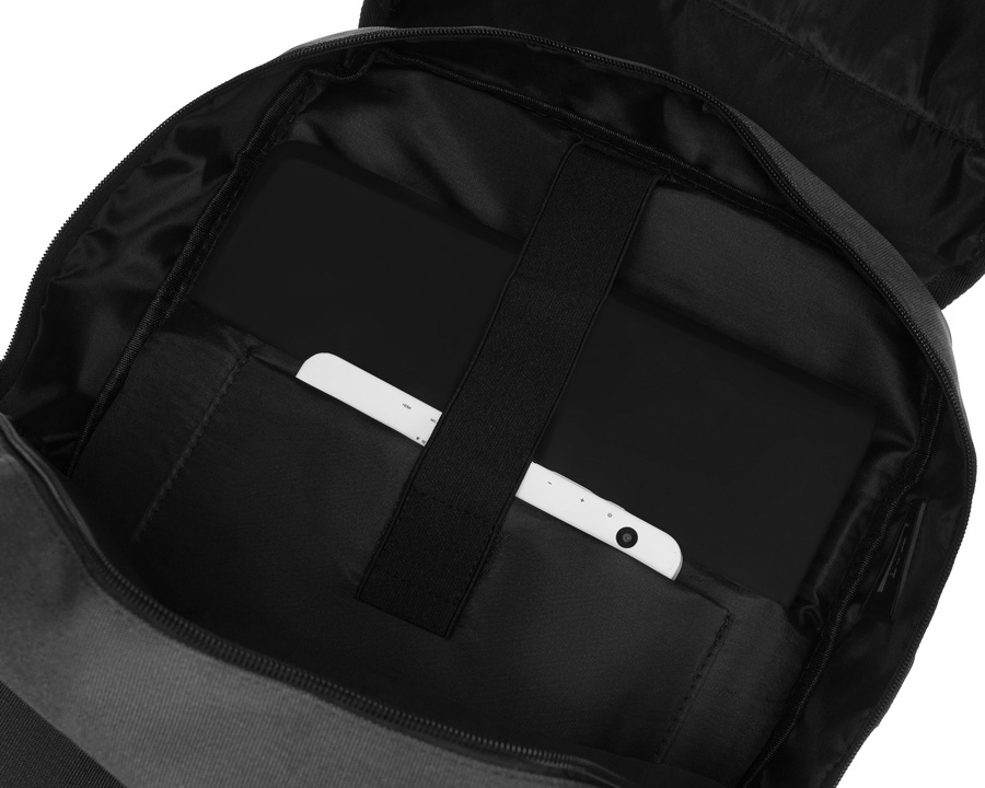 Zweifach unterteilter Laptop-Rucksack 15” in Grau – Peterson – Bild 7