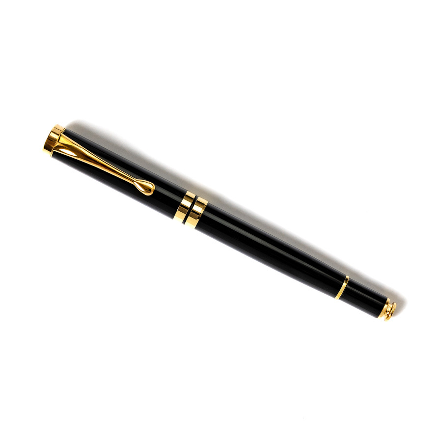 Eleganter schwarzer Kugelschreiber in Geschenkbox – Peterson – Bild 5