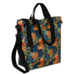 Geräumige Damen Shopper Tasche mit tropischem Muster – Rovicky