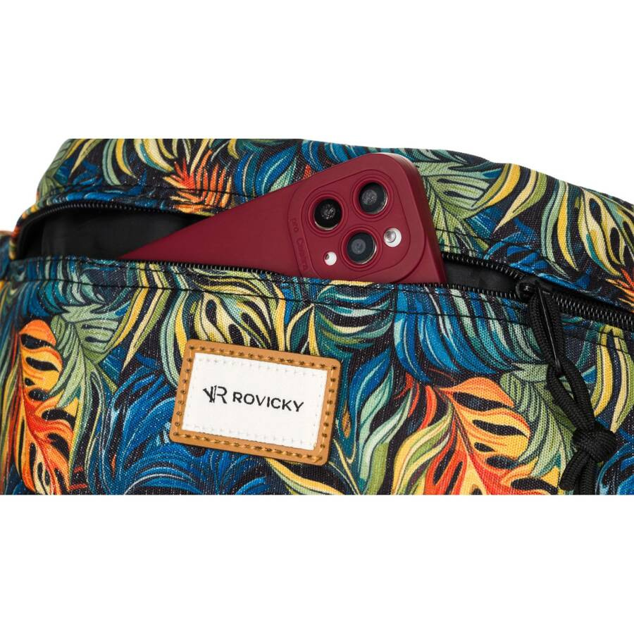 Alltagstaugliche Damen Gürteltasche mit Reißverschlusstaschen – Rovicky – Bild 5