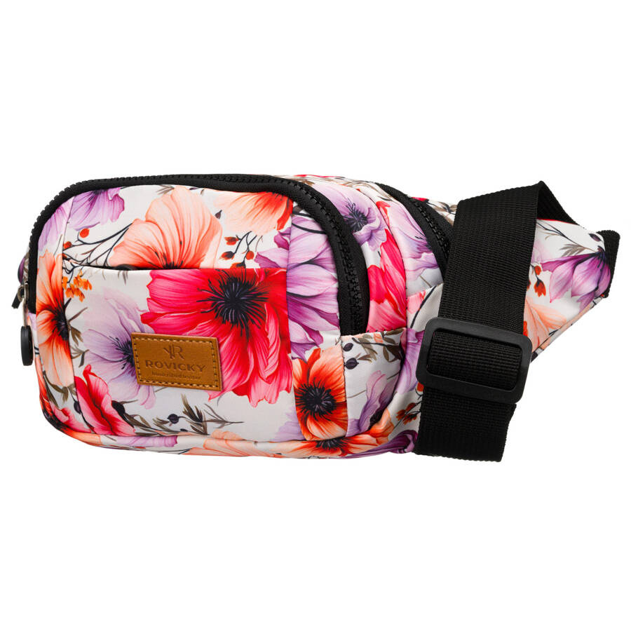 Damen Gürteltasche mit Schulterriemen und Fastex-Verschluss – Rovicky – Bild 6