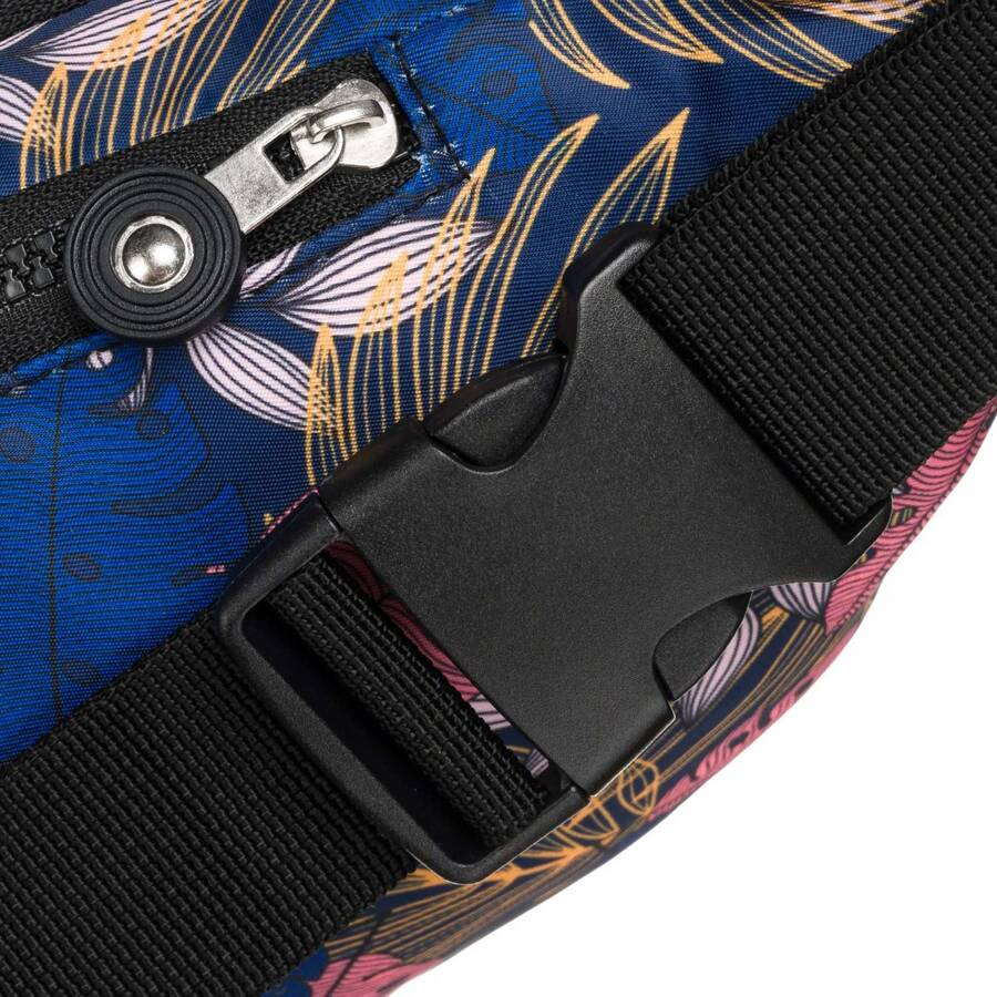 Geräumige, modische Damen Gürteltasche mit Pflanzenmuster – Rovicky – Bild 9