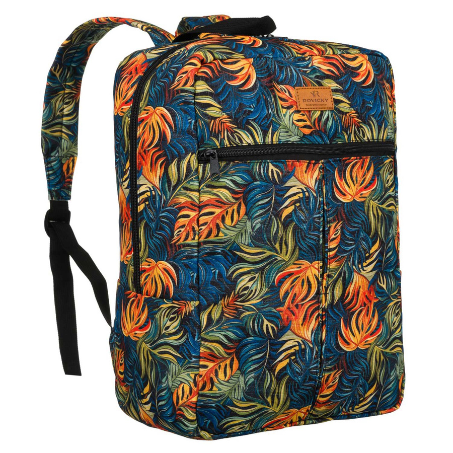 Leichter Reiserucksack mit Monstera-Blättern – Rovicky
