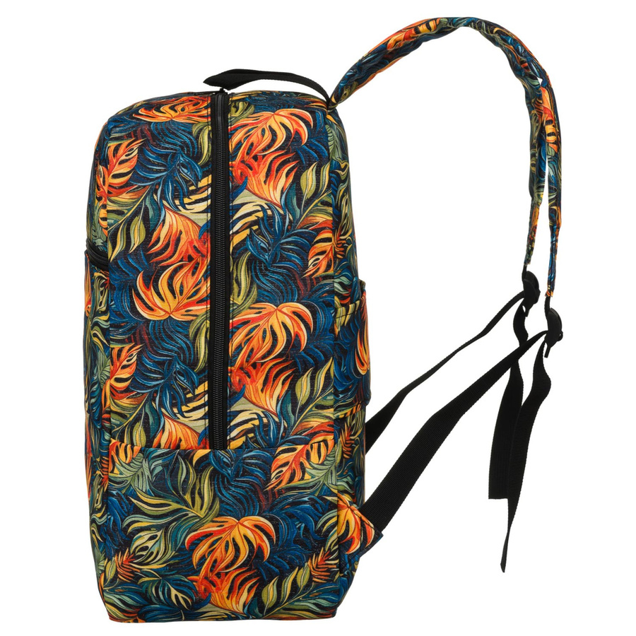 Leichter Reiserucksack mit Monstera-Blättern – Rovicky – Bild 7
